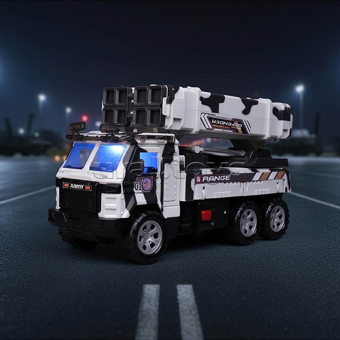 Набор машин "Военная база" в коробке