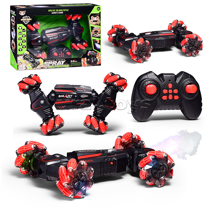 Машина "Яркий трюк" р/у, 27 MHz, в коробке