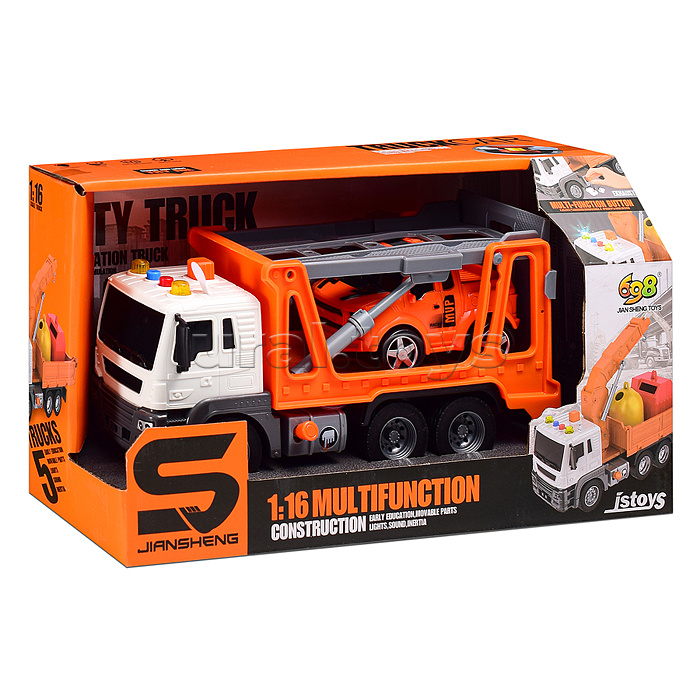 Машина "Автоцистерна" 1:16 (свет, звук) в коробке