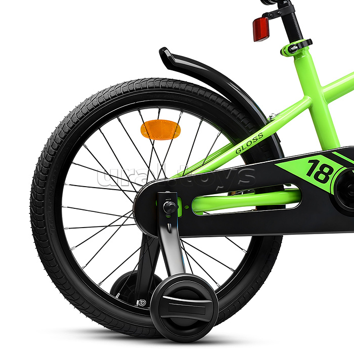 Велосипед 18" Rocket Gloss, цвет зеленый