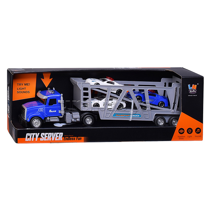 Автовоз "Городской патруль" в коробке