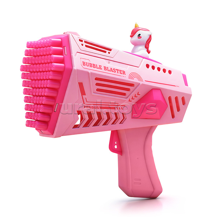 Бластер для мыльных пузырей 1199-20A "Пушка единорога" в коробке