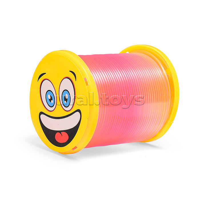 Игрушка-пружинка "Радостный смайлик"