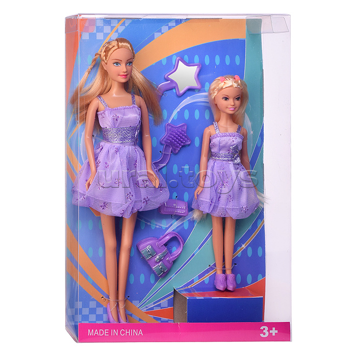 Кукла "Карина" и сестренка с аксессуарами