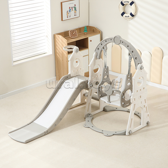 Комплект детский "Замок" (горка и качель)