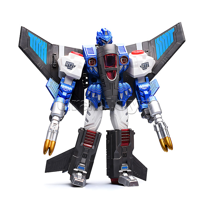 Робот трансформирующийся в истребитель, в коробке