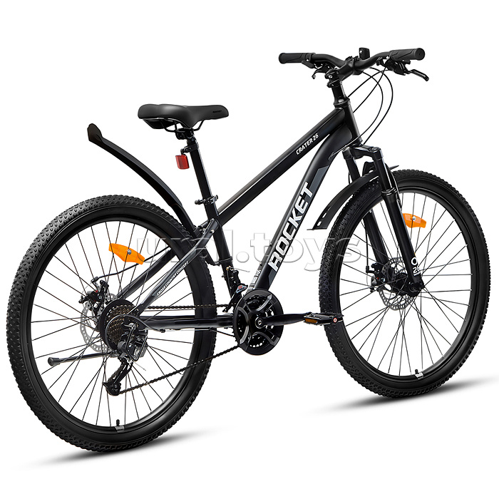 Велосипед 26" Rocket Crater 26, цвет черный, размер 14"