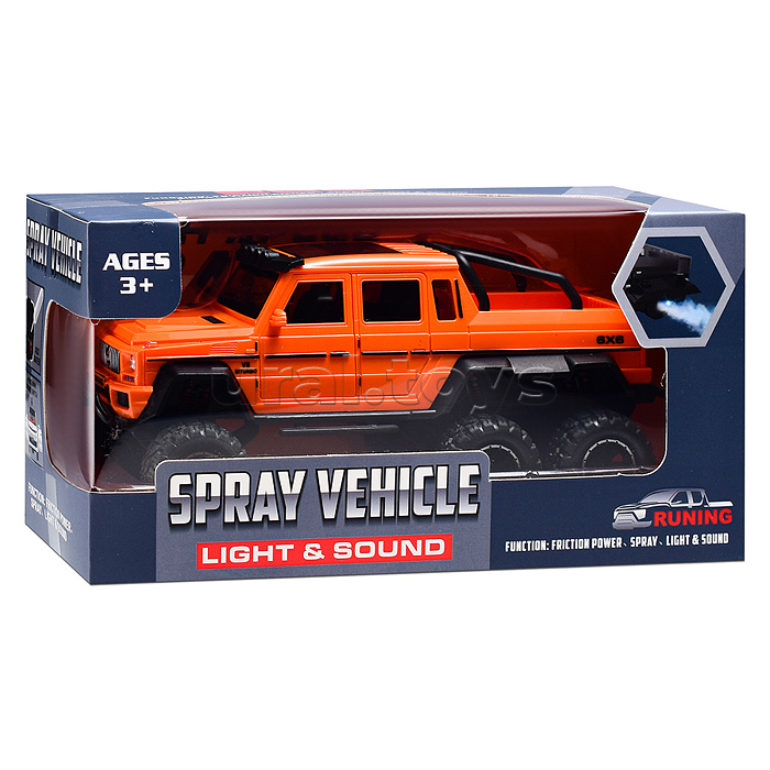 Машина "Железный бык" (свет, звук) в коробке