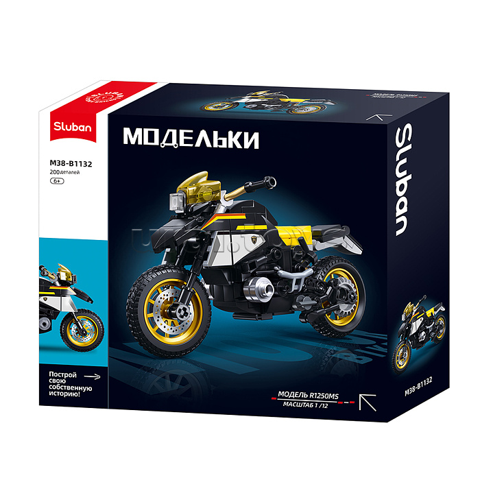 Конструктор "Мотоцикл R1250 MS" (200 дет.) в коробке