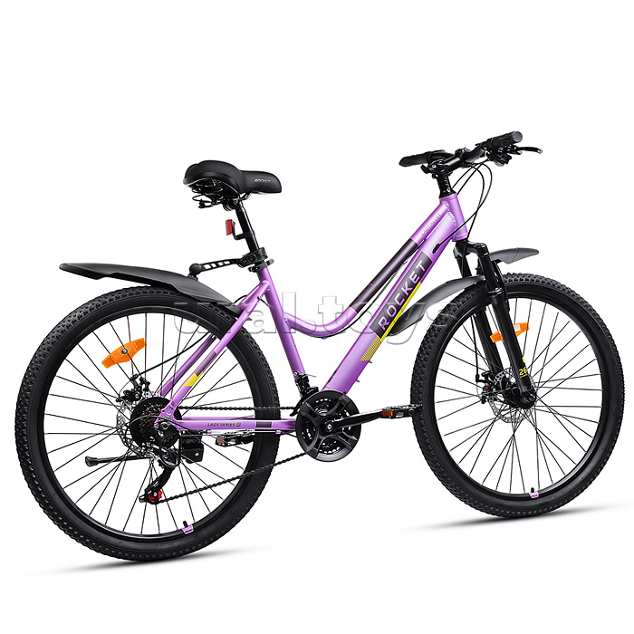 Велосипед 26" Rocket lady Alloy 26, цвет лиловый, размер 17"