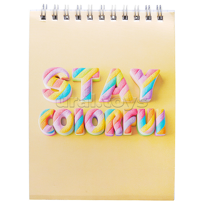 Блокноты А6 60л "Candy mood.1" гребень