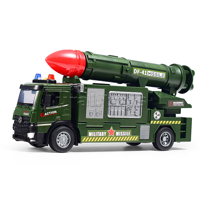 Машина "Громовержец" (свет, звук) в коробке