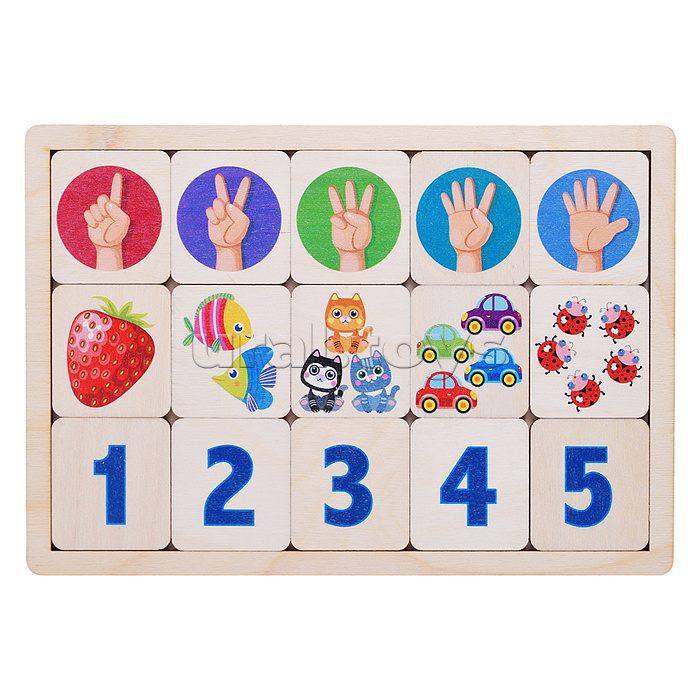 Пазл "Считаем до пяти"