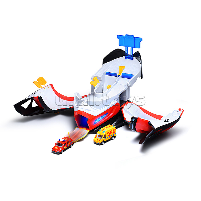 Парковка "Автотрек-трансформер. Пожарник" в коробке