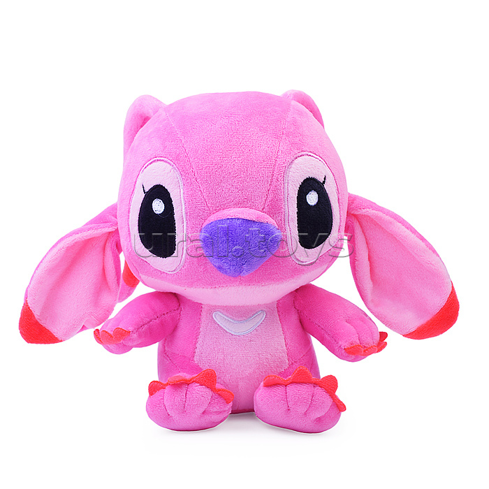 Мягкая игрушка "Розовый стич" 20см., озвучен, в пакете