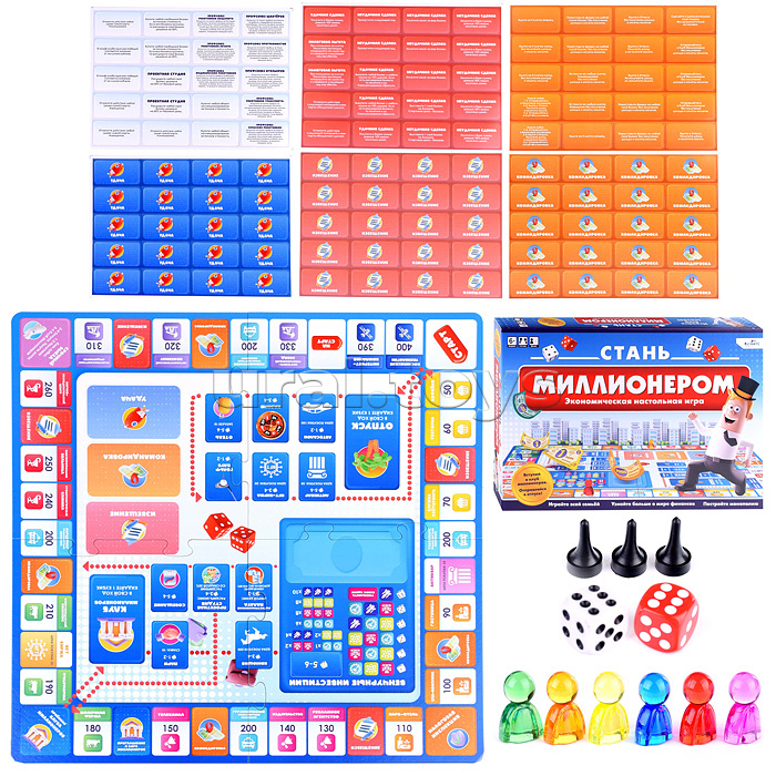Настольная игра "Стань миллионером" Настольная игра "Стань миллионером"