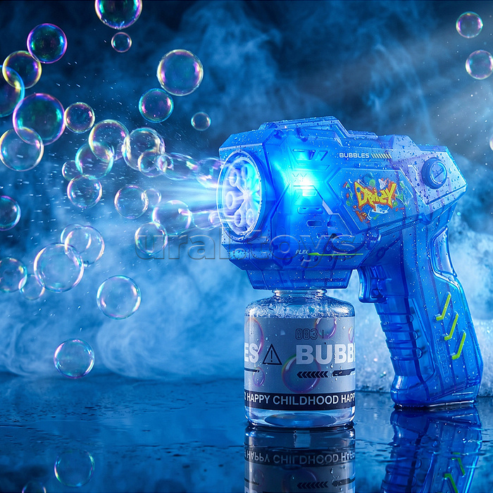 Бластер для мыльных пузырей YD6672A "Атакующий пузырь" в коробке