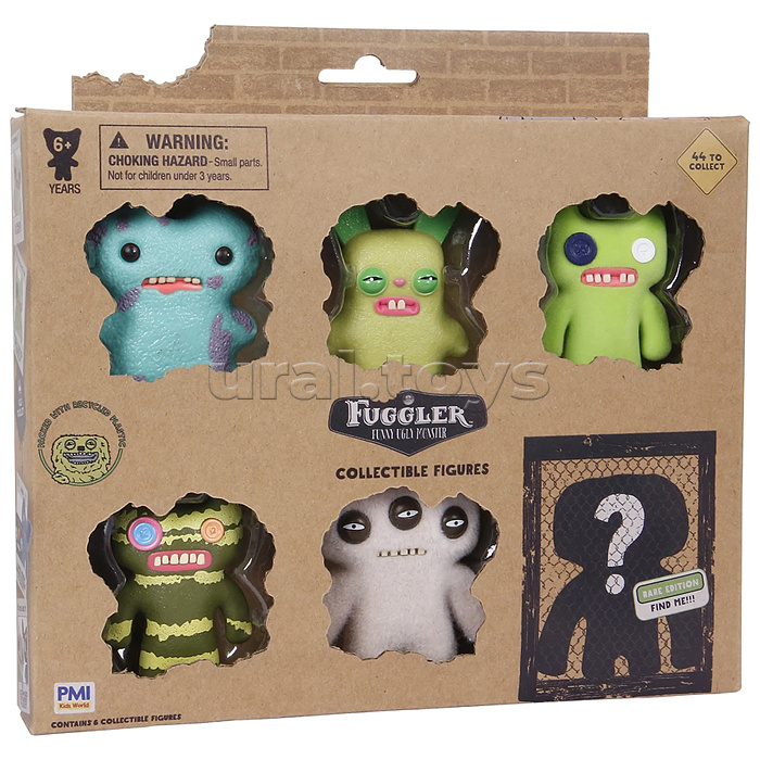 Набор коллекционных фигурок Fugglers, 6 шт. в коробке с окном, 1 скрытый герой
