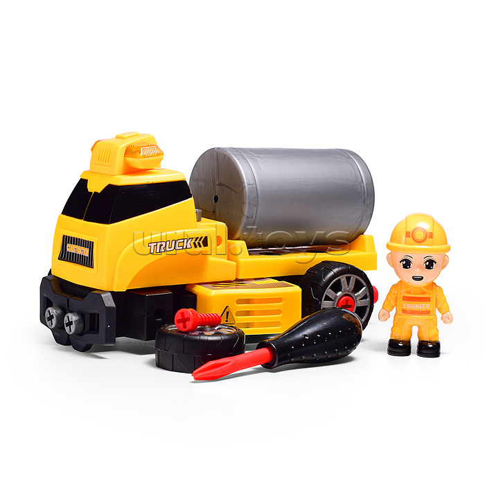 Конструктор-машина с отверткой, в коробке