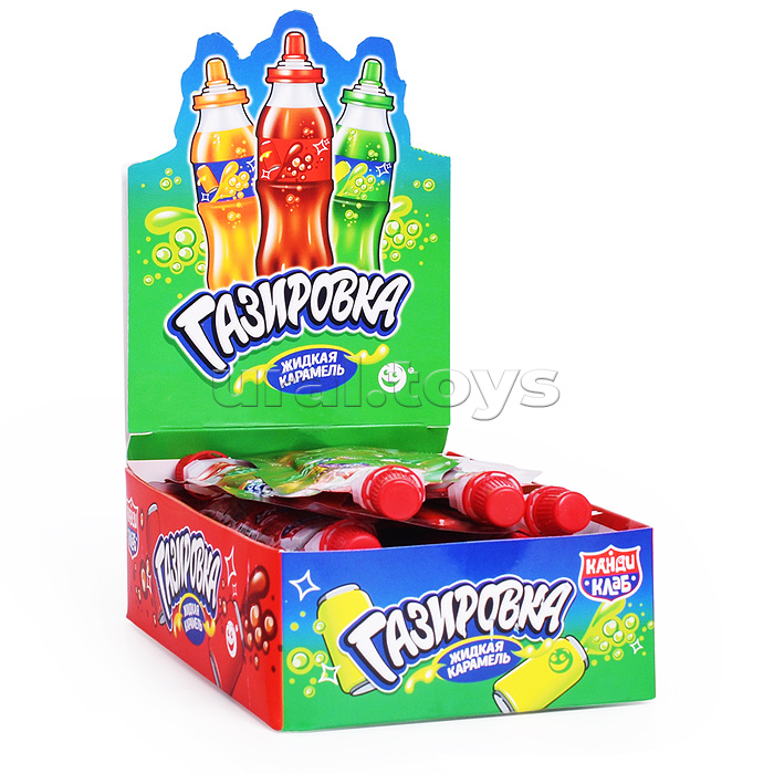 Жидкая карамель "Газировка" ассорти 20гр*24шт