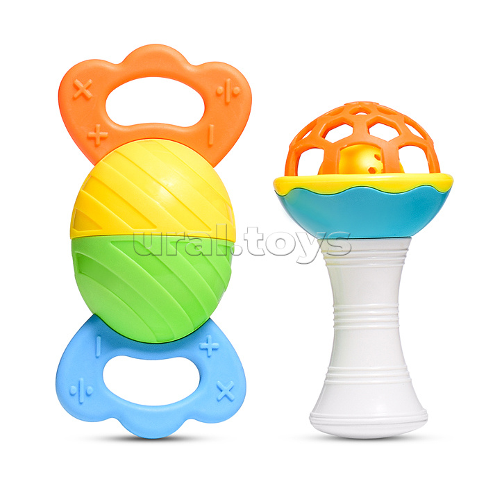 Набор погремушек "Сказочное детство" в пакете Набор погремушек "Сказочное детство" в пакете