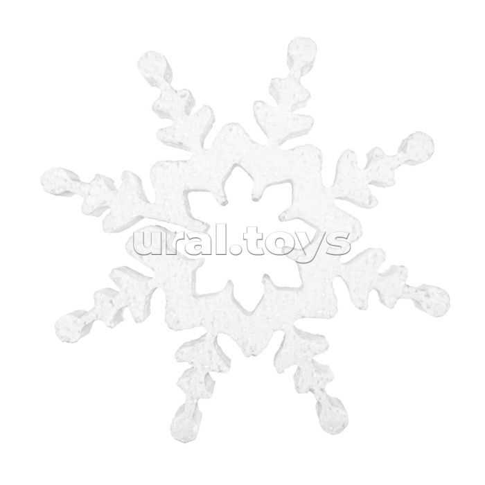 Заготовка для декора №013 пенополистирол d 15 см 2 см 1 шт 03 Снежинка "Зимнее шоу" 150 мм, 1 шт. "Love2art"