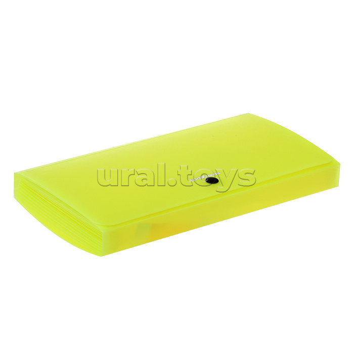 Папка-картотека пластиковая Matt Neon, с 12 отделениями, Check size, ассорти Папка-картотека пластиковая Matt Neon, с 12 отделениями, Check size, ассорти