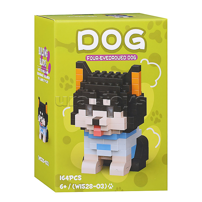 Конструктор "Собака " (164 дет.) в коробке