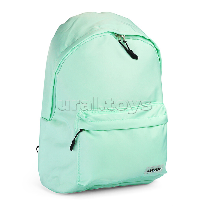 Рюкзак "Color Balance" подростковый 40x29x17 см (14 л) 250 г, нейлон, подклад, 1 отделение на молнии, 1 передний карман, аппликация из каучука, мятный Рюкзак "Color Balance" подростковый 40x29x17 см (14 л) 250 г, нейлон, подклад, 1 отделение на молнии, 1 передний карман, аппликация из каучука, мятный
