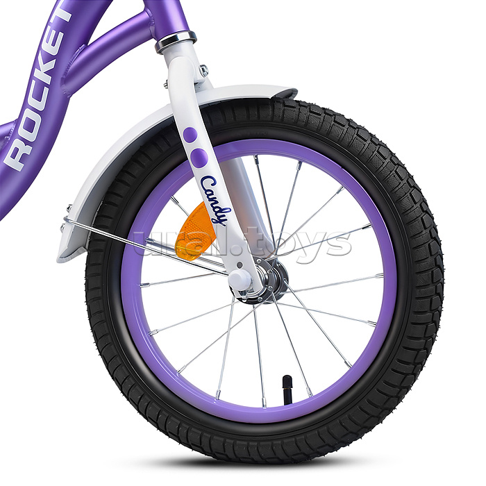 Велосипед 14" Rocket Candy, цвет фиолетовый