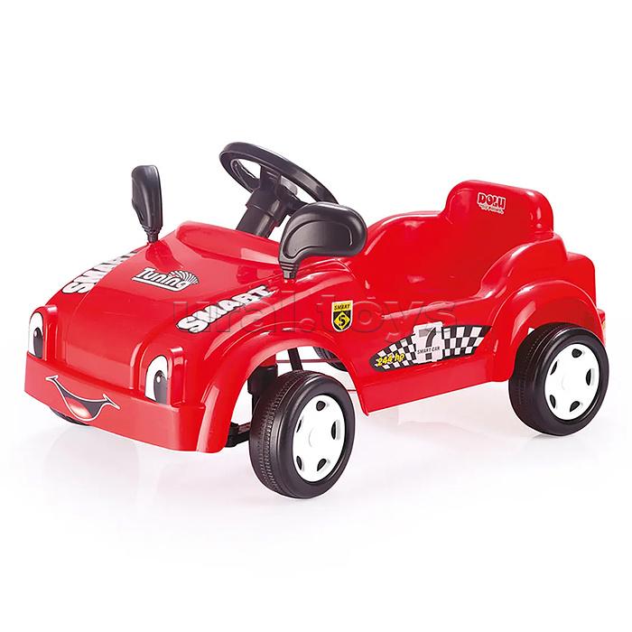 Игрушка Машина педальная, клаксон, красный в коробке