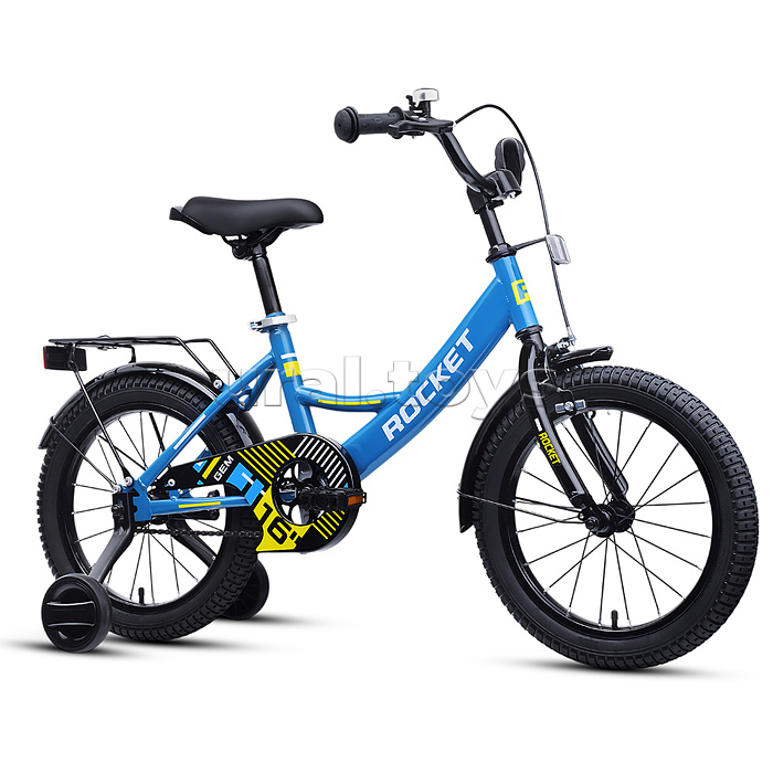 Велосипед 16" Rocket Gem, цвет голубой