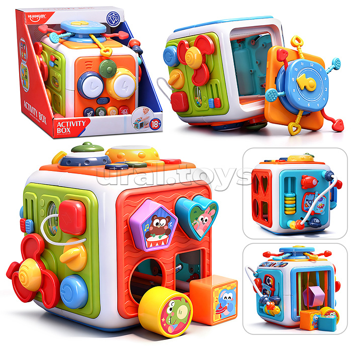 Куб развивающий "Умный малыш" в коробке