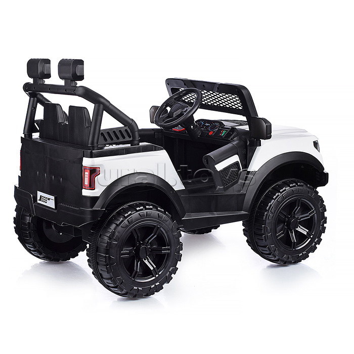 Электромобиль "Профи" на аккумуляторе, с р/у управлением, в коробке (белый)