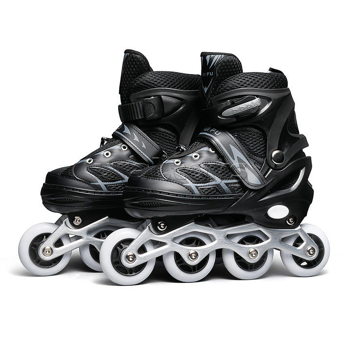 Ролики детские, размер L (цвет черный)