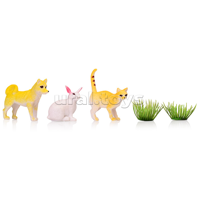 Набор животных "Домашнее хозяйство" в пакете