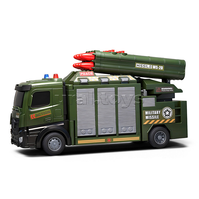 Машина "Мамонт" (свет, звук) в коробке