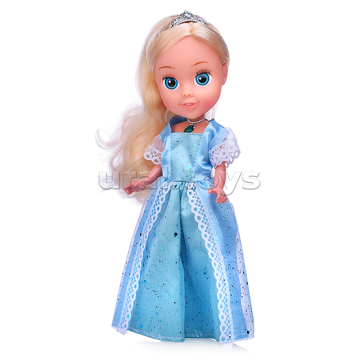 Кукла 25 см озвуч, Золушка, свет (амулет, рук и ноги сгиб, акс.)