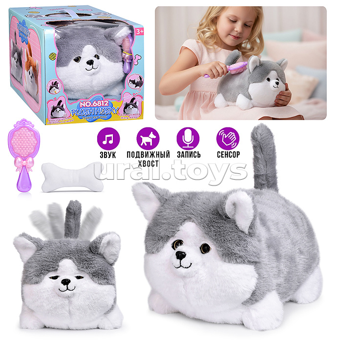 Собака "Пушистик" в коробке