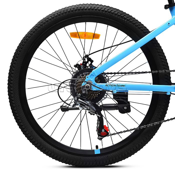 Велосипед 24" Rocket Rower, цвет синий, размер 13"