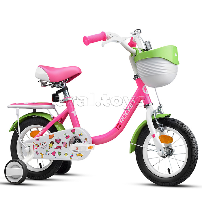 Велосипед 12" Rocket Bella, цвет розовый