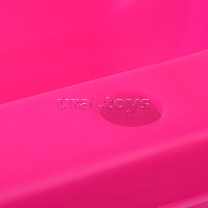 Песочница игровая "Ракушка" песок-вода, розовая