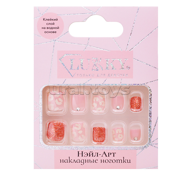 Накладные ногти Lukky Нэйл-Арт "Diamond Gem" на клеевой основе, 3-10 лет,