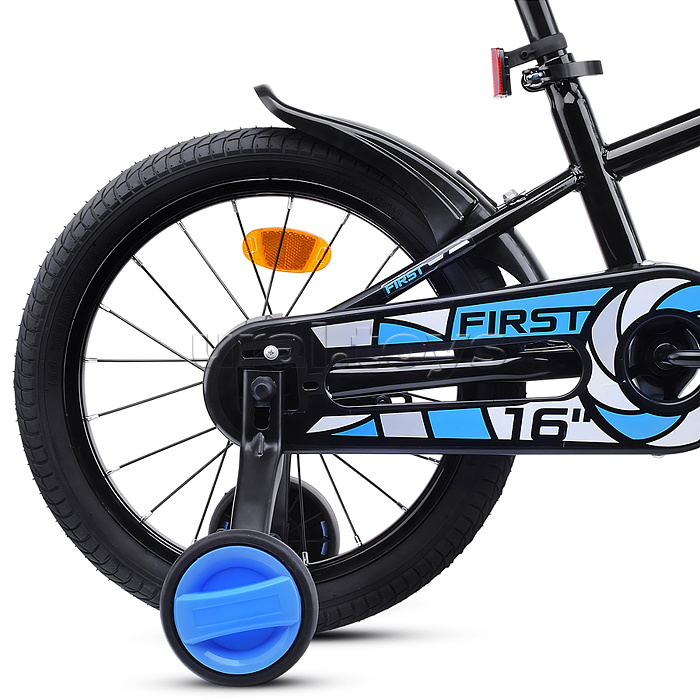 Велосипед 16" Rocket First, цвет черный