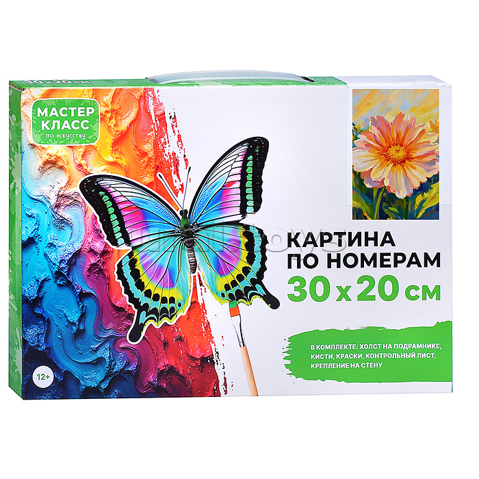 Картина по номерам MKR3020-153 "Полевой цветок" 30х20 см.