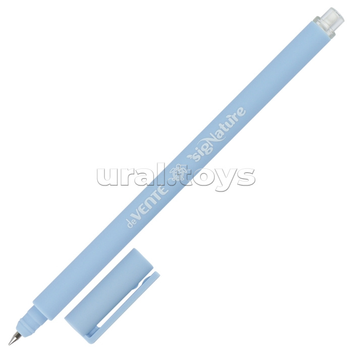 Набор ручек шариковых "SigNature" 06 штук, d=0,5 мм, круглый корпус с покрытием Soft Touch, цвет корпуса ассорти в сумеречно-синей цветовой палитре , сменный стержень, чернила только синие, в пластиковой коробке