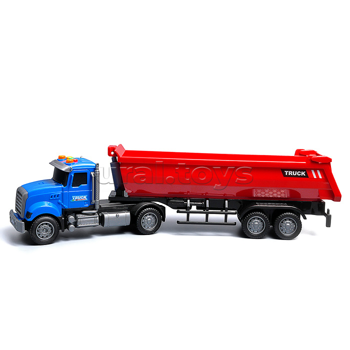 Машина "Самосвал" (свет, звук) в коробке