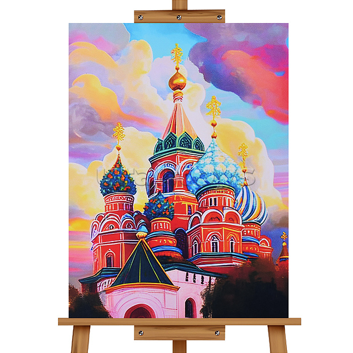 Мозаика алмазная "Храм" 30*40см.