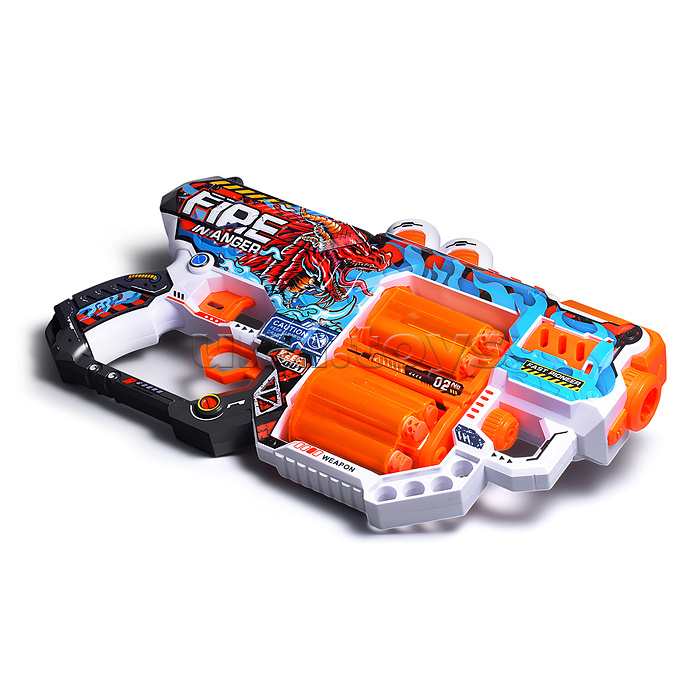 Бластер "Молниеносец" с полимернымипулями, в коробке