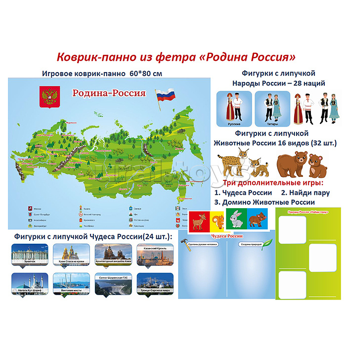 Панно "Родина Россия"